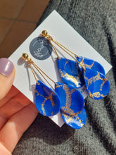 Load image into Gallery viewer, Dúil Blue Aoife dangles | Duil jewellery

