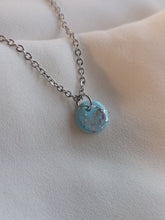 Load image into Gallery viewer, Dúil Powder blue &amp; silver necklace
