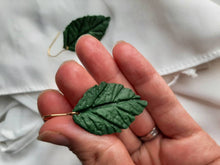 Load image into Gallery viewer, Dúil Dangling leaf earrings || Irish made polymer clay earrings || Dúil

